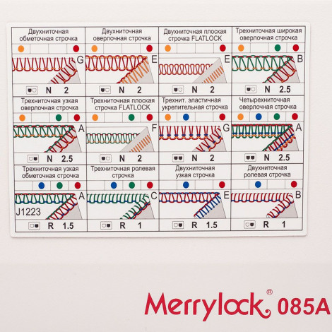 Оверлок Merrylock 085A купить в Москве по цене от 14000р. в интернет-магазине samshit-market.ru